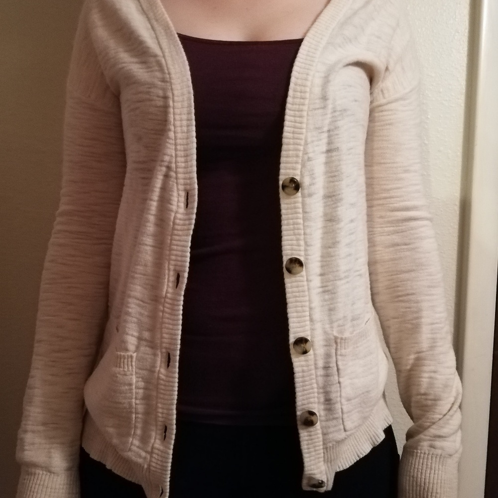 Cream Cardigan